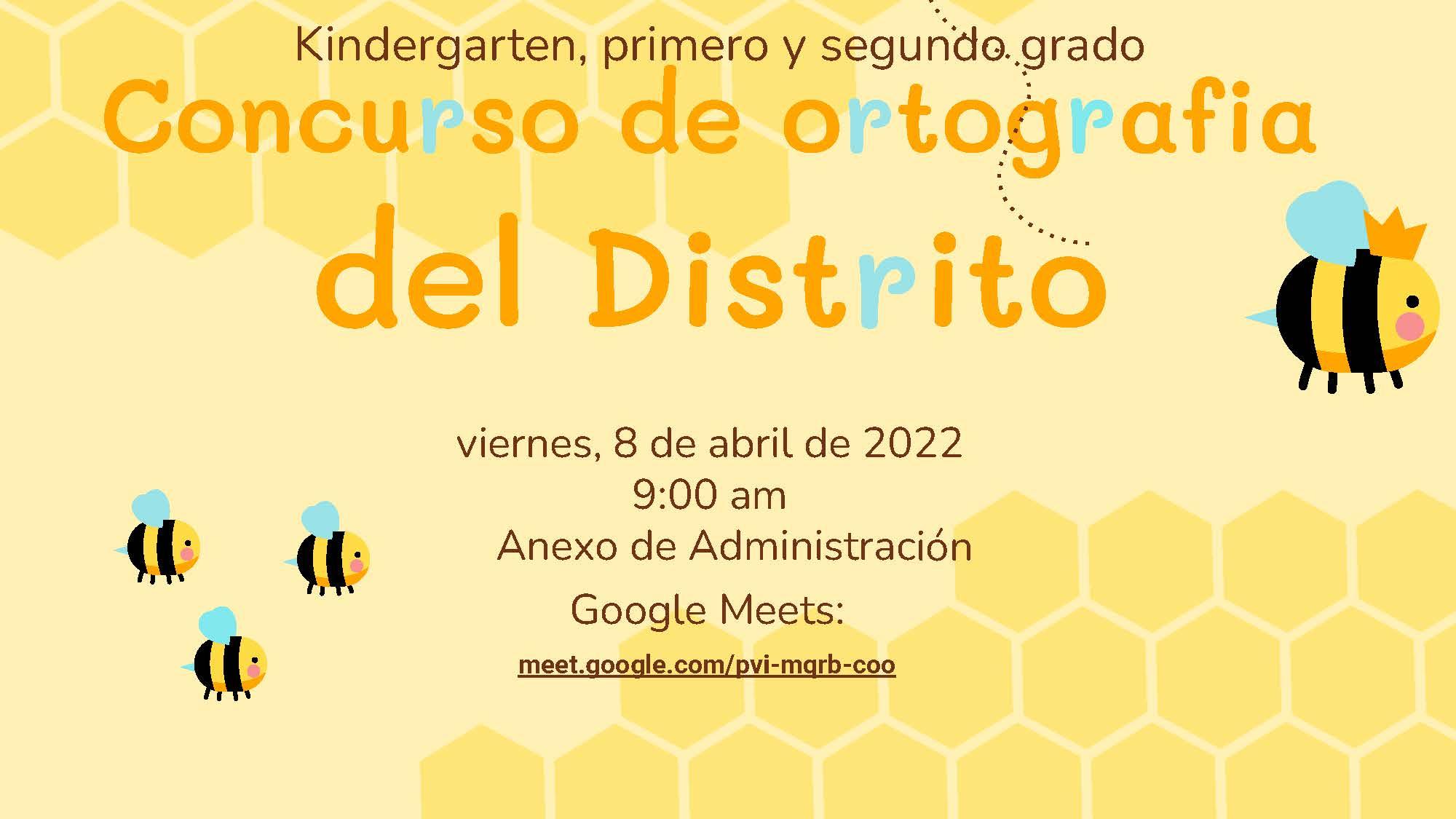 District Spelling Bee (Spanish)